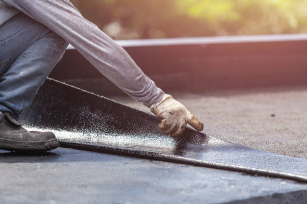 Professional Emergency Waterproofing technician working in Wilsonville, AL